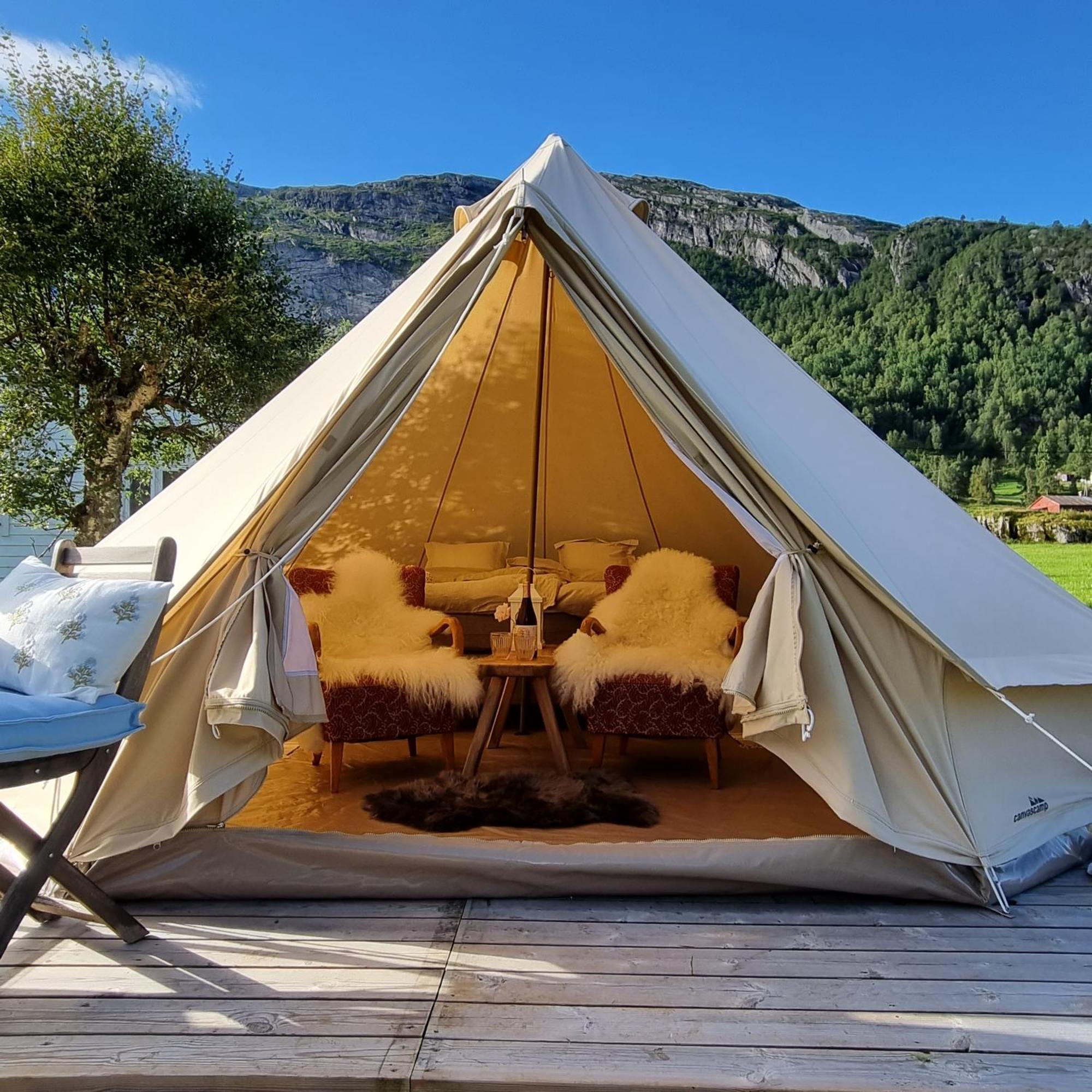 Отель Flatheim Glamping Viksdalen Экстерьер фото